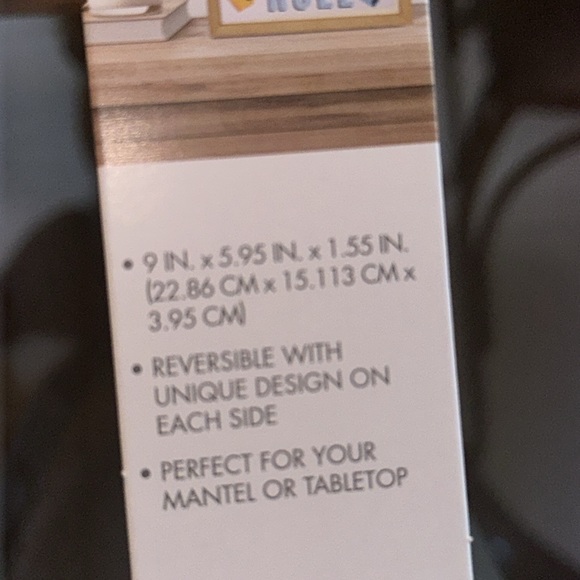 Hanukkah Reversible Box Sign “This is how we roll” “together “ NWT - Picture 9 of 9